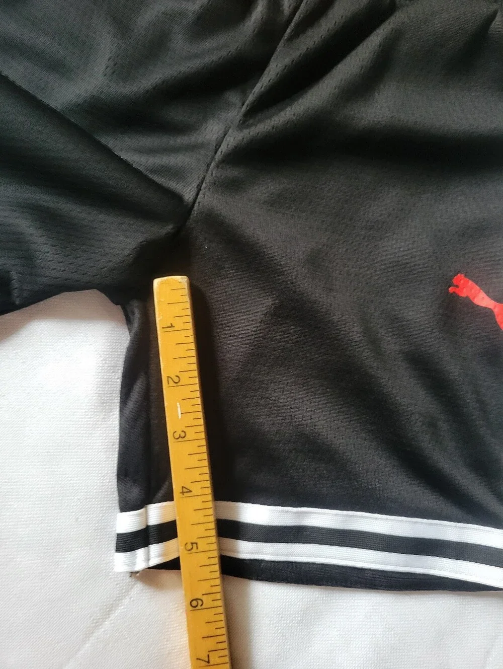 Puma Todller Boys 3 Piece Set Black Tank, Red Tee & Black Shorts Size 6 - Picture 4 of 8